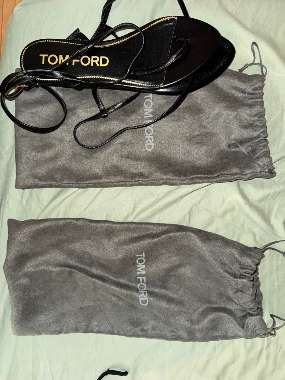 Tom ford thong pad lock sandals